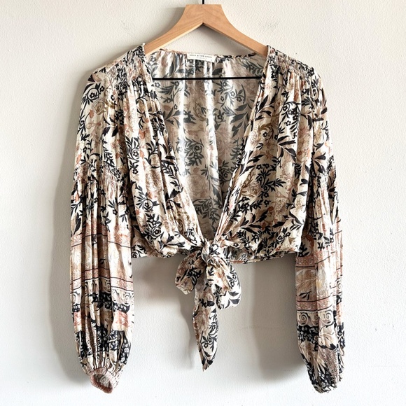 Spell & The Gypsy Collective Oasis Tie Top, Size Small 🌸✨ - Picture 4 of 16